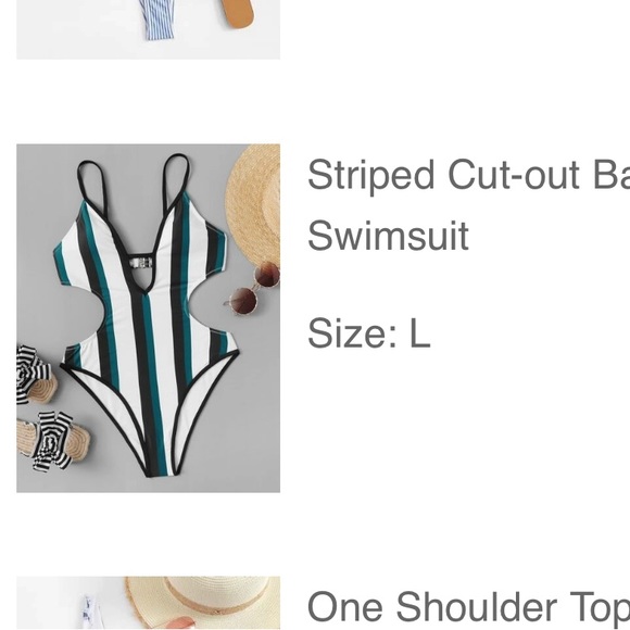CUT OUT SWIMSUIT - Picture 2 of 2